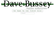 Tablet Screenshot of davebussey.co.uk